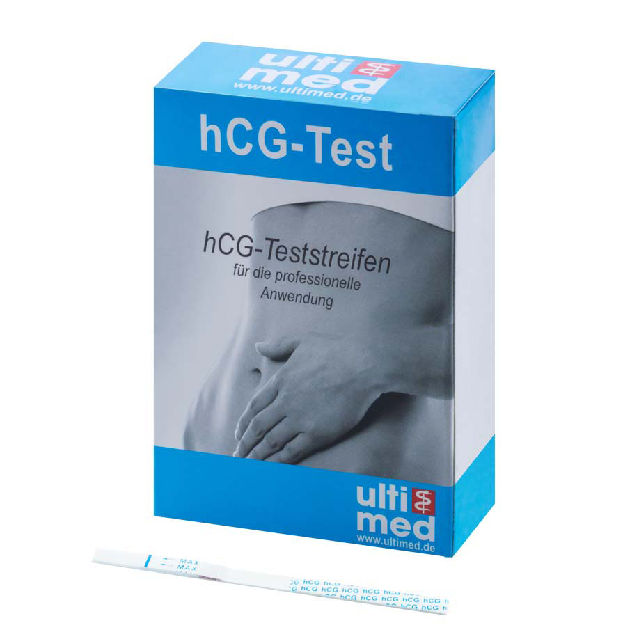 hCG Schwangerschaftstest  25mlU/ml einzeln verpackt (50 T.)