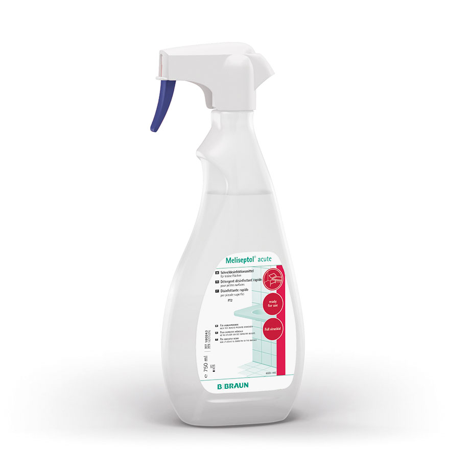 Meliseptol acute 750 ml Sprühflasche Flächenschnelldesinfektion