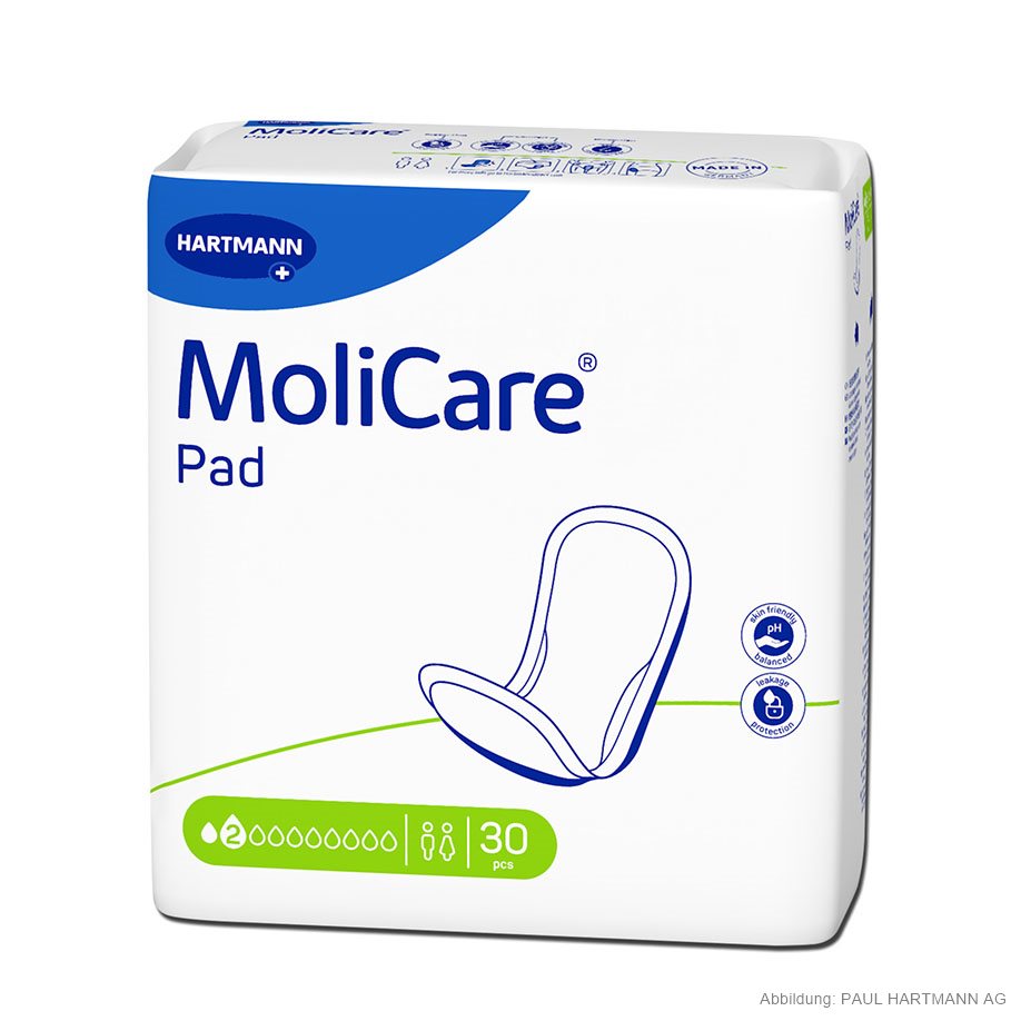 MoliCare Pad 2 Tropfen Inkontinenzeinlagen (30 Stck.)