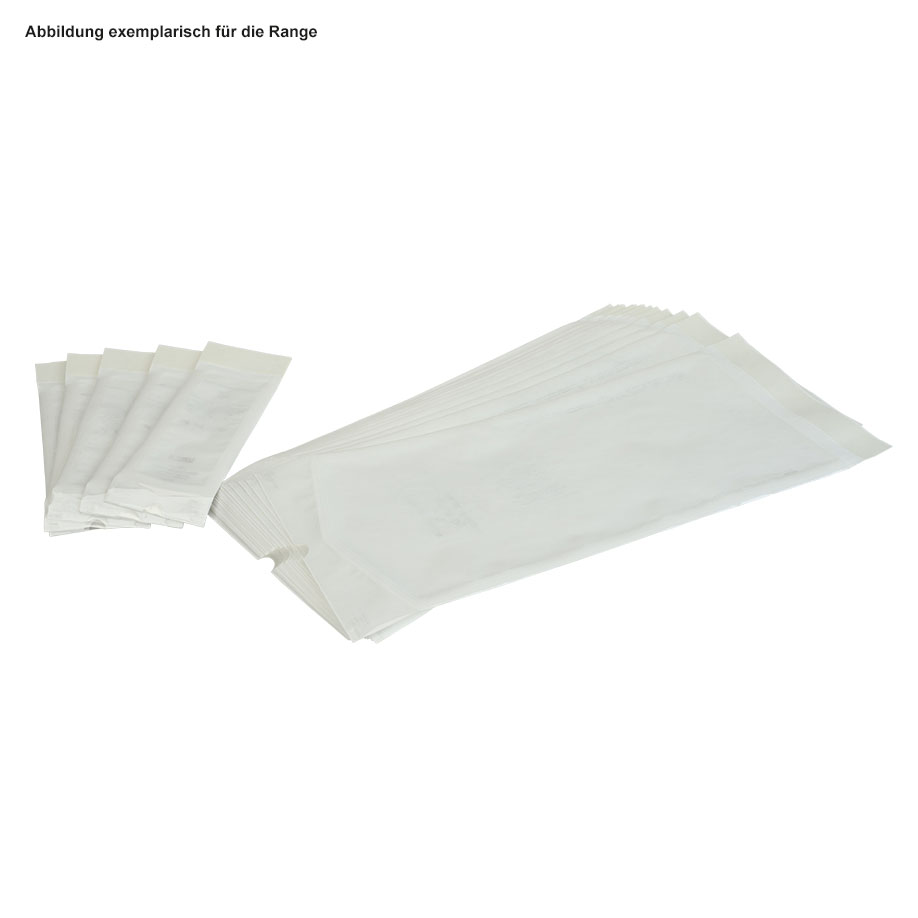 Tyvek Heisssiegel-Steri-Beutel mit STERRAD Chemo-Indikator 35 cm x 75 cm