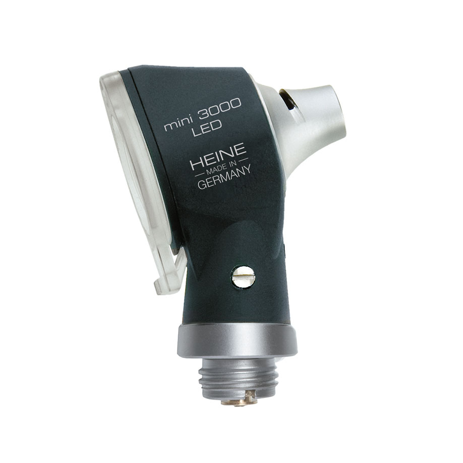 mini 3000 Otoskop-Kopf 2,5 V LED, schwarz, ohne Griff und ohne Zubehör