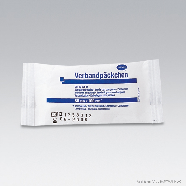 HARTMANN Verbandpäckchen steril, DIN 13151, Gr. M