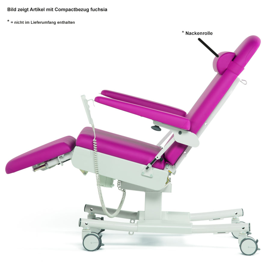 Infusionsliege und Transfusionsliege Multiline next IT, mit 3 Motoren,