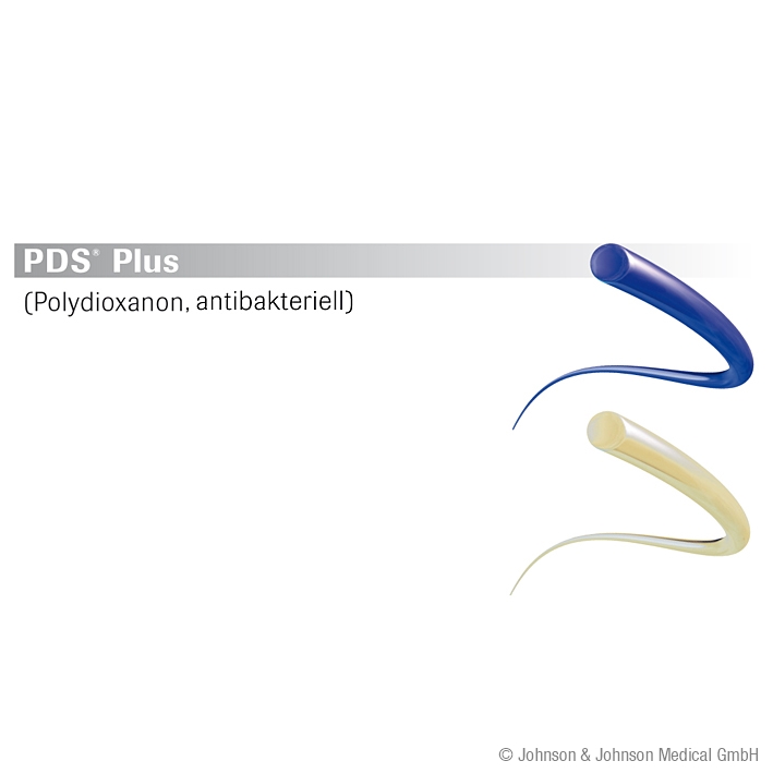 PDS Plus RB1 4/0=1,5 violett monofil Nahtmaterial Fadenlänge 70 cm (36 Stck.)