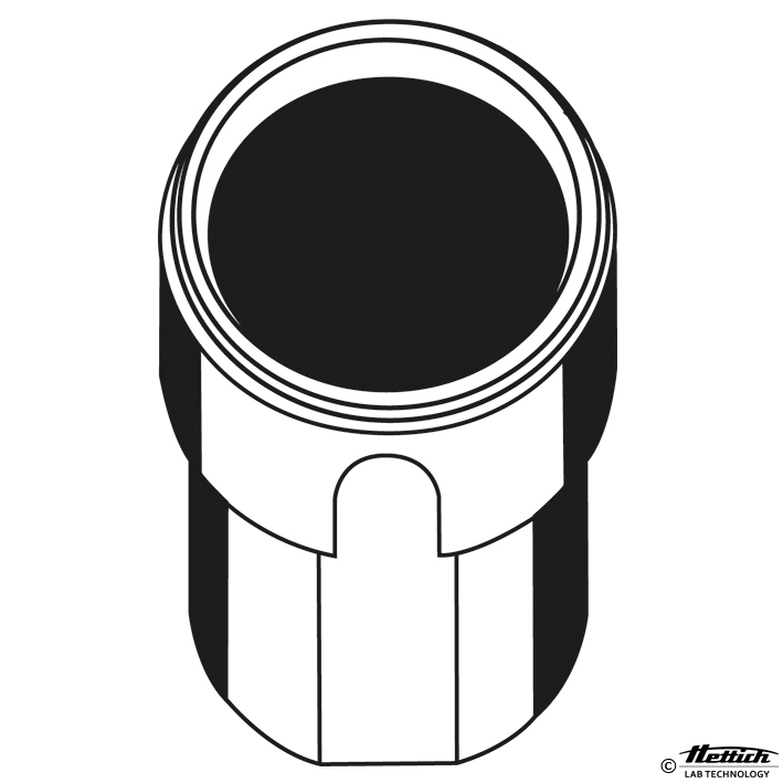 Leichtmetall-Nutgehänge für max. 1 x 290 ml, passend in Rotor 1754