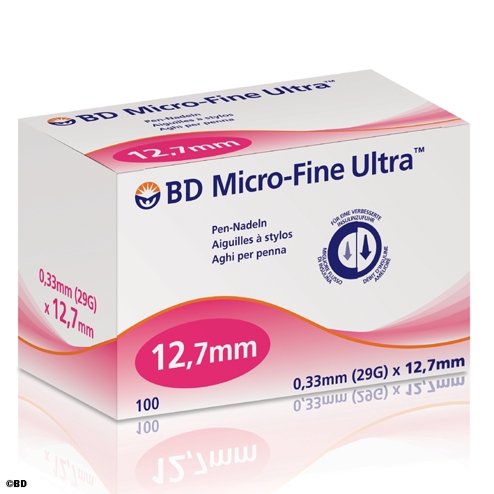 BD Micro-Fine Ultra Pen-Nadeln 29 G 0,33 x 12,7 mm (100 Stck.)