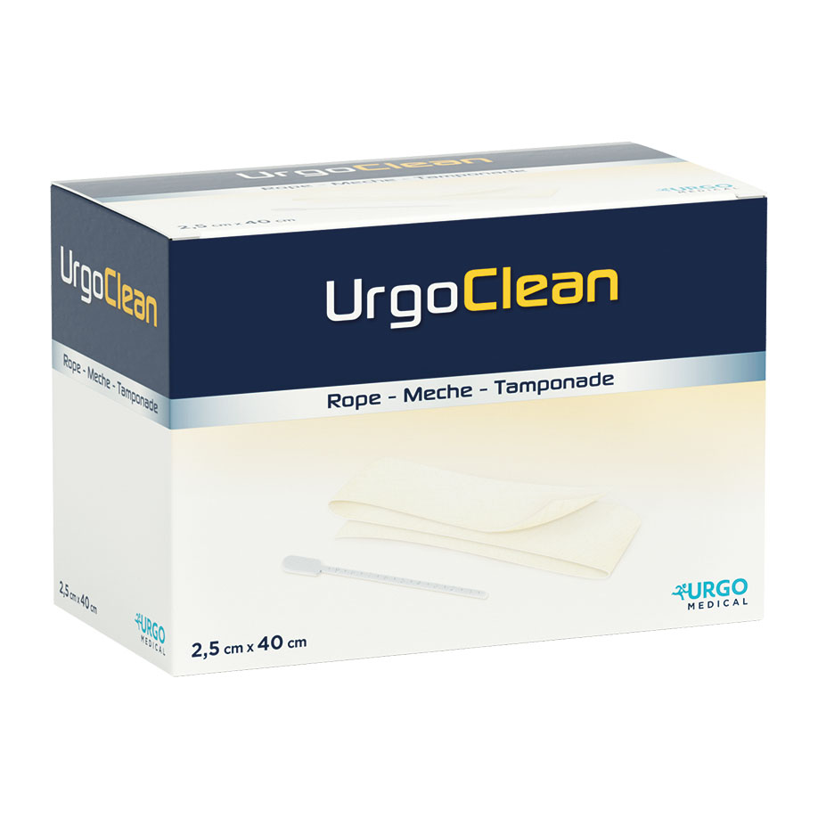 UrgoClean Tamponaden, 2,5 x 40 cm mit je 1 Applikationshilfe (5 Stck.)