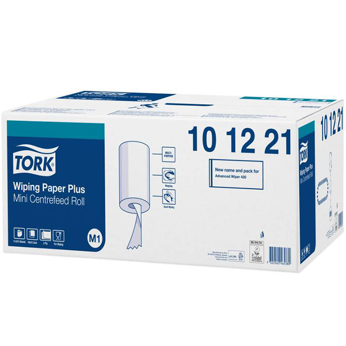 Tork starke Mehrzweckwischtücher Mini hochweiß 2-lagig, 21,5 x 75 m (11 Rl.)