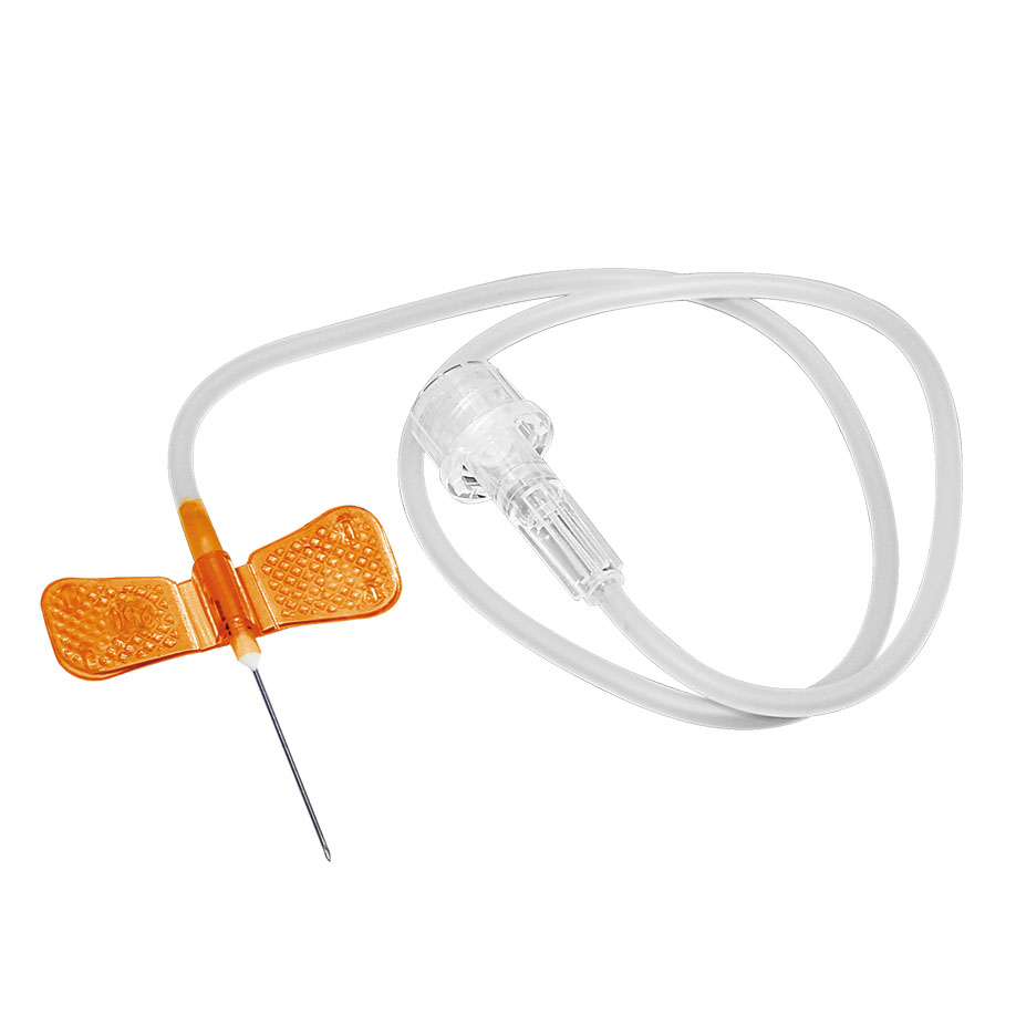 Wingflo Flügelkanülen 25 G, 0,50 x 19 mm, orange (50 Stck.)