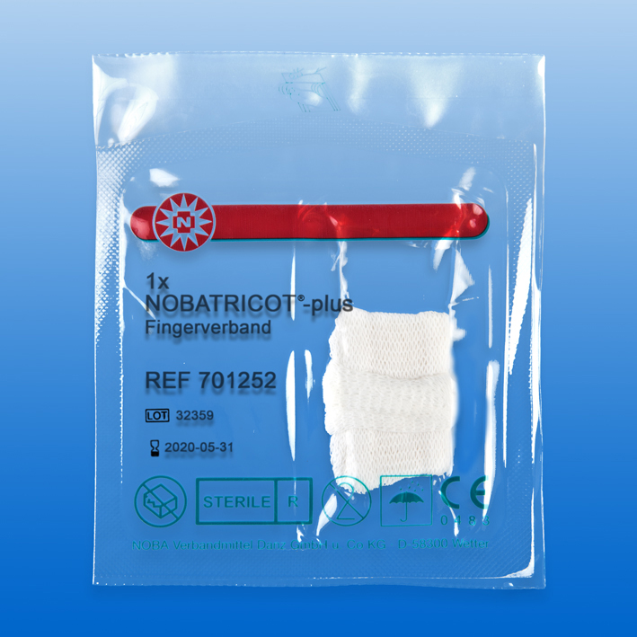 NOBATRICOT-plus Fingerverbände mittel, steril (20 Stck.)