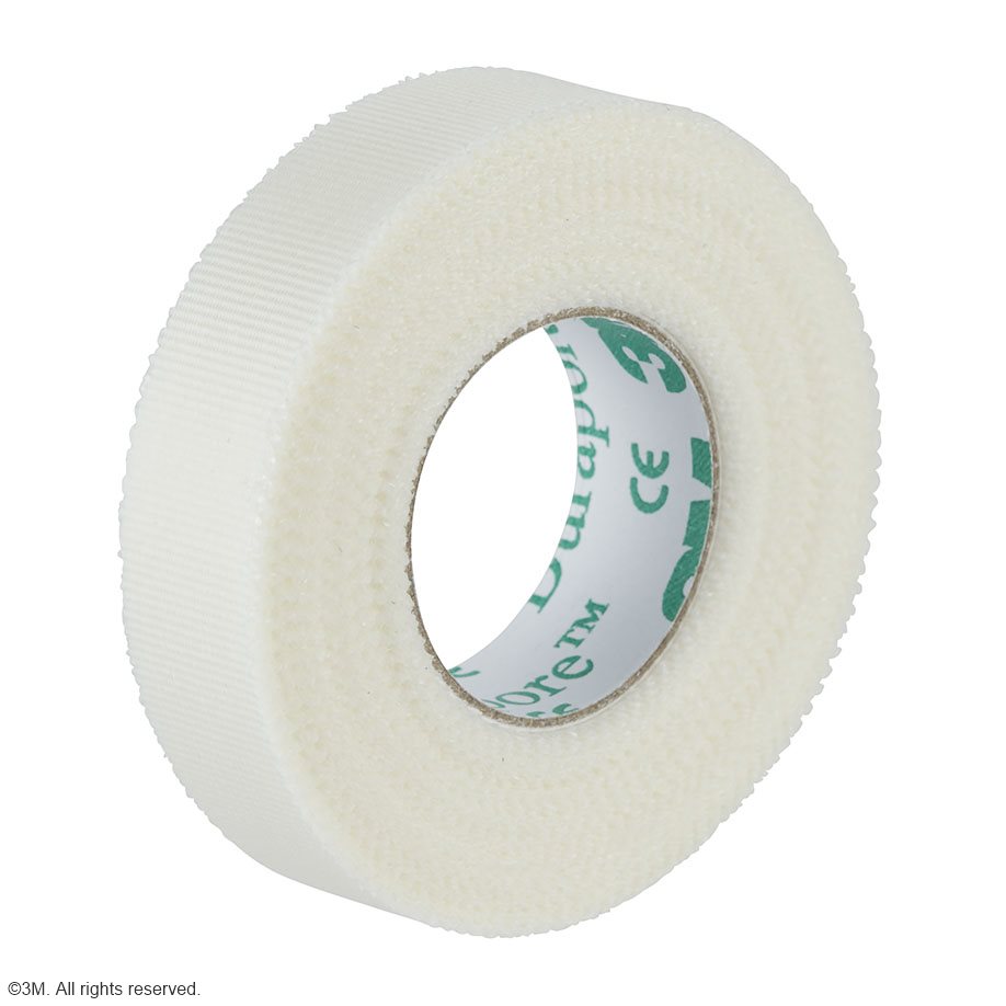 3M Durapore Kunstseidenpflaster, 2,5 cm x 9,1 m (12 Stck.)