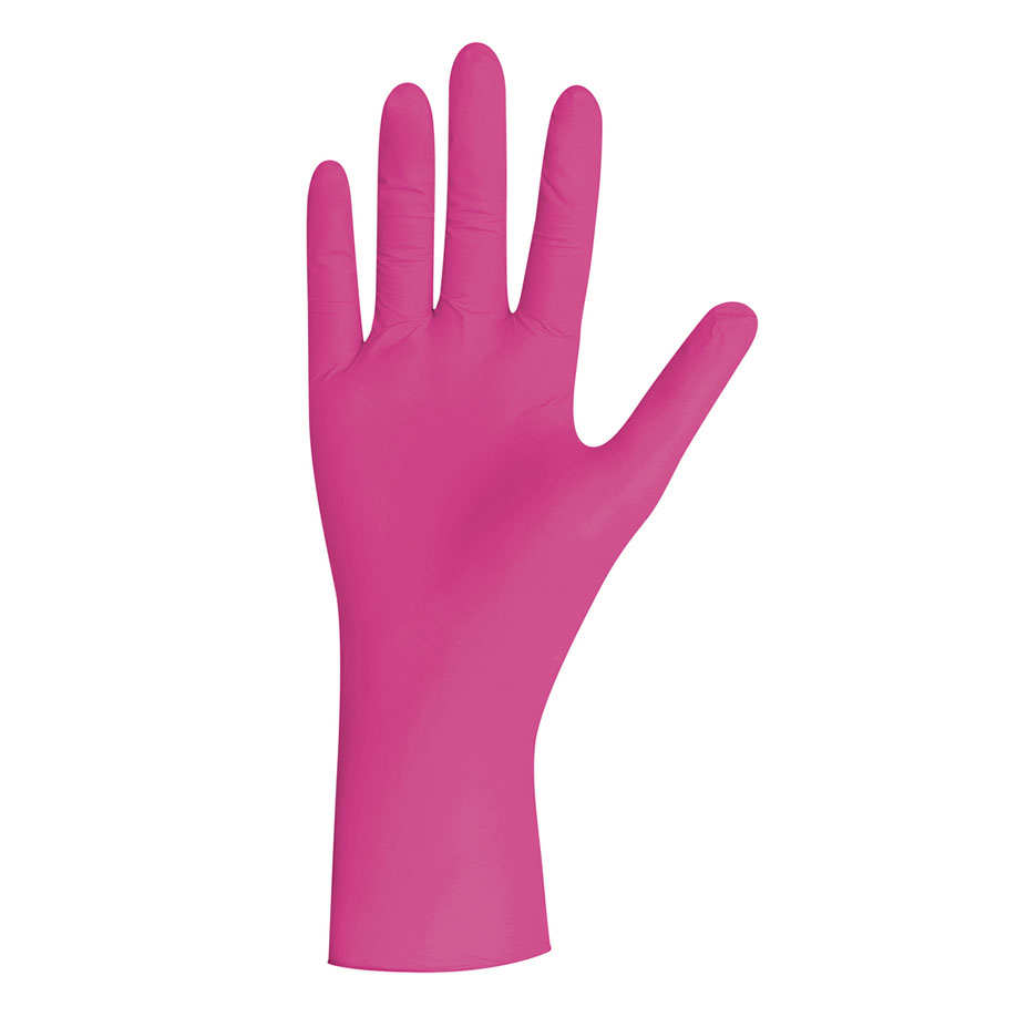 Magenta Pearl Nitril U.-Handschuhe Gr.XL unsteril puderfrei magenta (100 Stck.)