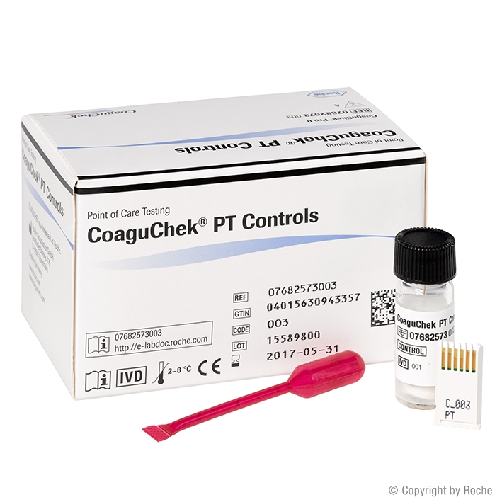 CoaguChek PT Controls Kontroll-Lösung (4 Stck.)