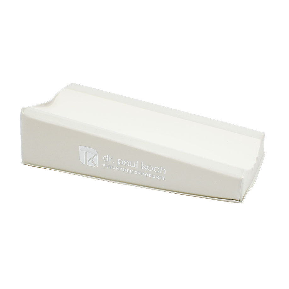 Injektionskissen Gabi 30 x 15 x 7,5/4 cm PVC-Bezug elfenbeinweiß
