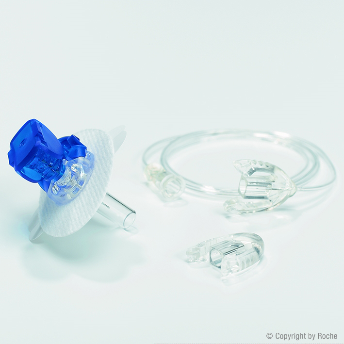 Accu-Chek FlexLink Infusionsset: 8 mm Kanüle, 80 cm Schlauch (10 Set)