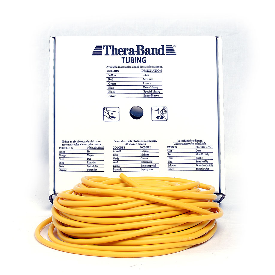 TheraBand Tubing 30,5 m, leicht - gelb