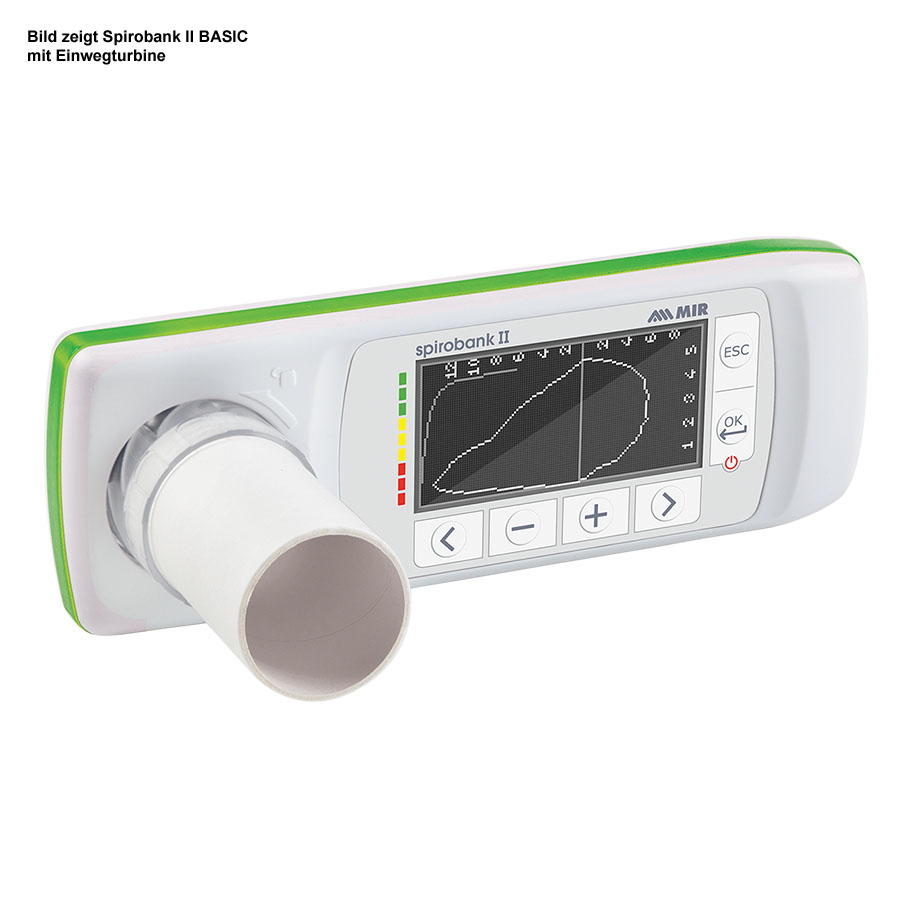 Spirobank II BASIC Spirometer inkl. Mehrwegturbine
