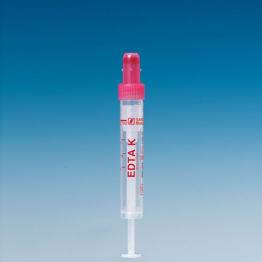 S-Monovetten 2,7 ml, 66 x 11 mm, K3 EDTA, steril (50 Stck.)
