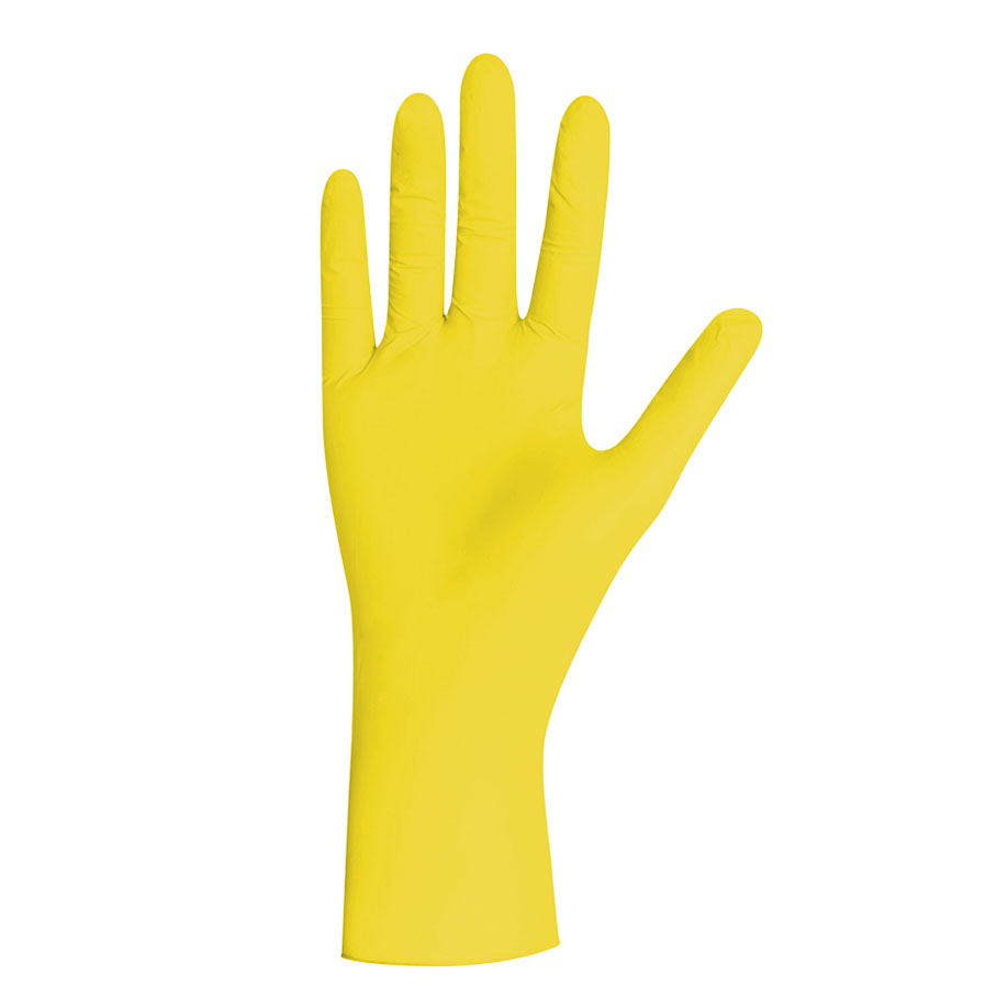 Yellow Pearl Nitril U.-Handschuhe Gr. XS unsteril puderfrei gelb (100 Stck.)