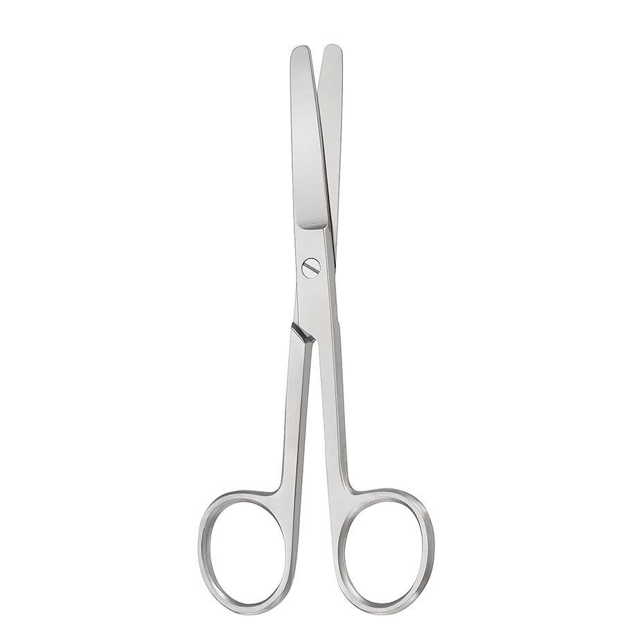 chir. Schere gerade, stumpf/stumpf, 14,5 cm