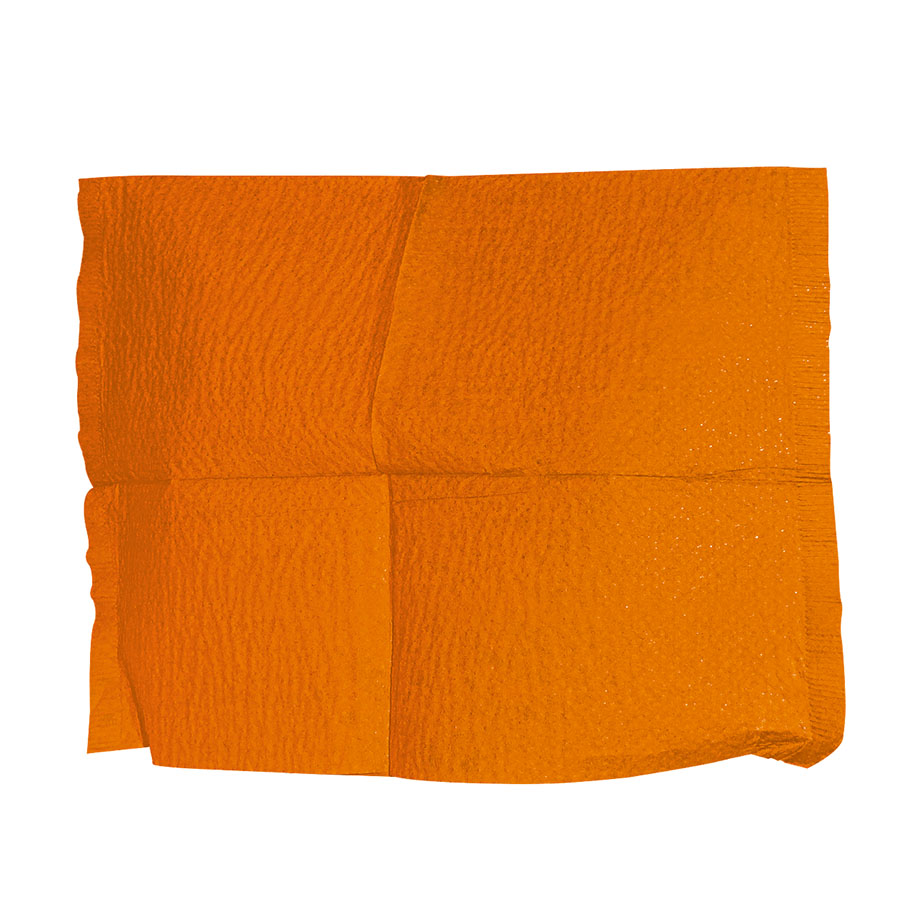 Kopfstützenschoner Tissue/PE, 25 x 33 cm, orange (500 Stck.)