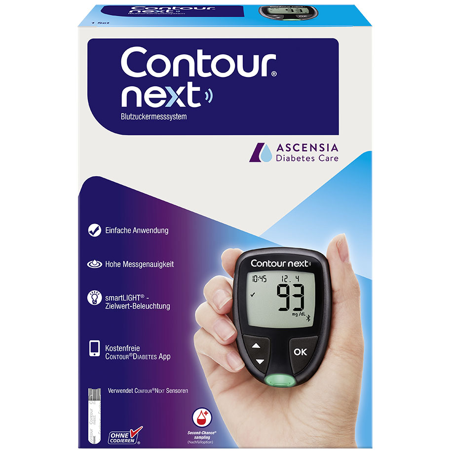 CONTOUR NEXT Set mg/dl Blutzuckermessgerät