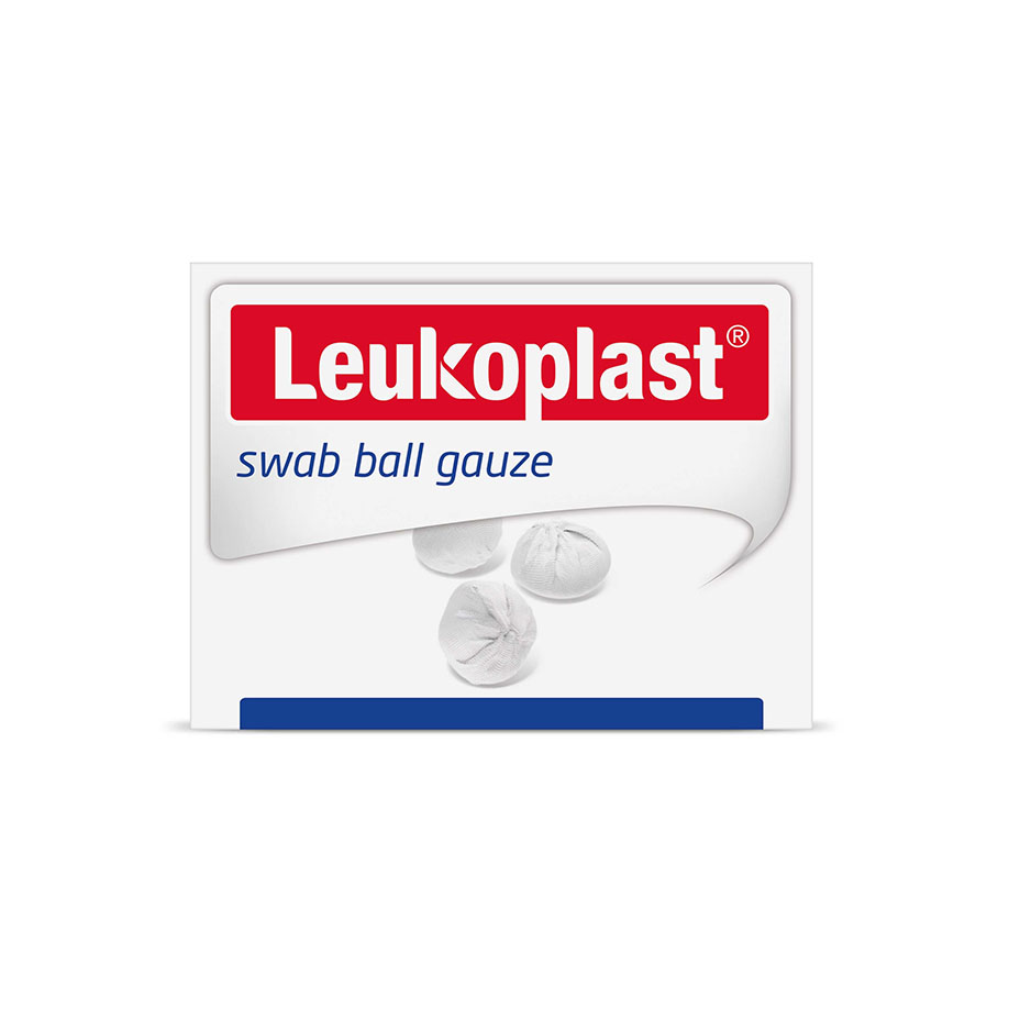 Leukoplast swab Ball Gauze steril pflaumengroß (42 x (2+2) Stck.)
