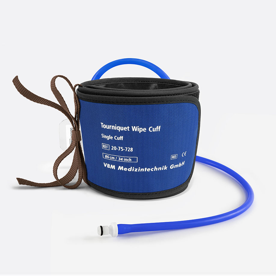 Tourniquet Wipe Cuff / Einfachmanschette wiederverwendbar, 86x12cm, konische Form