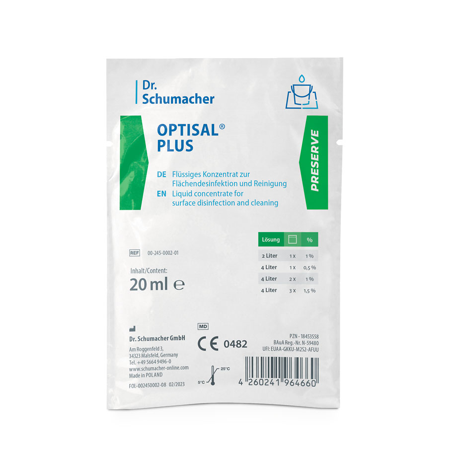 Optisal plus (200 x 20 ml) Flächendesinfektion