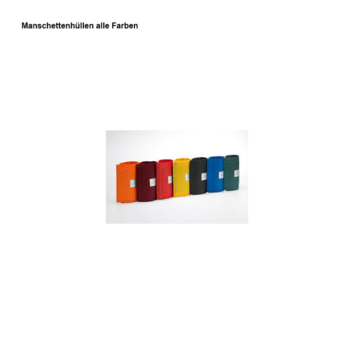 Manschettenhülle mit Klettverschluss f. Erwachsene, schwarz,  54 x 14,5 cm