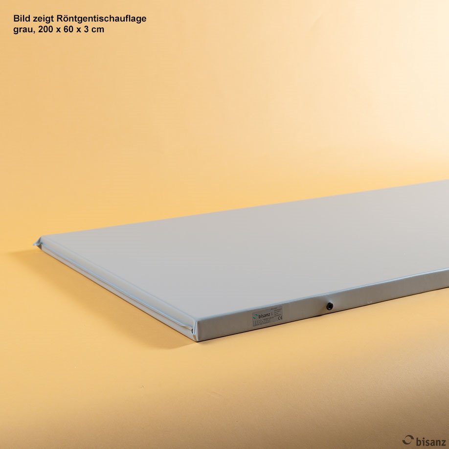 Röntgentischauflage grau 200 x 60 x 3 cm