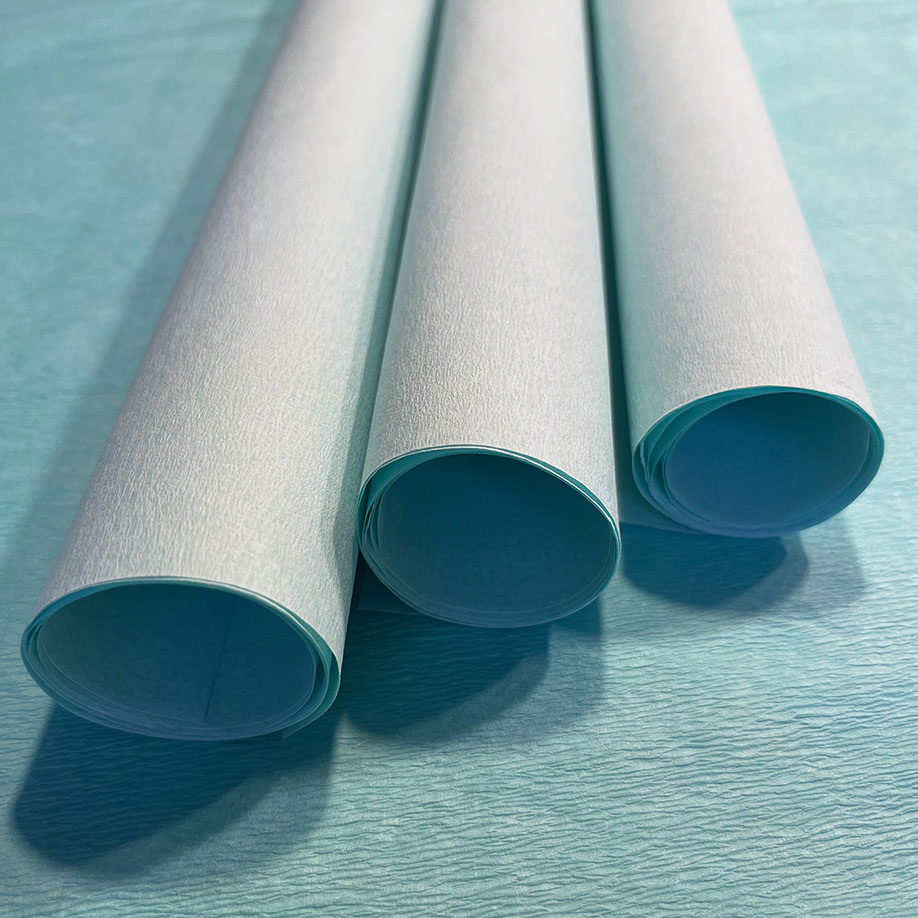 Sterilisierpapier STERISHEET classic, gekreppt, grün 100 cm x 100 m