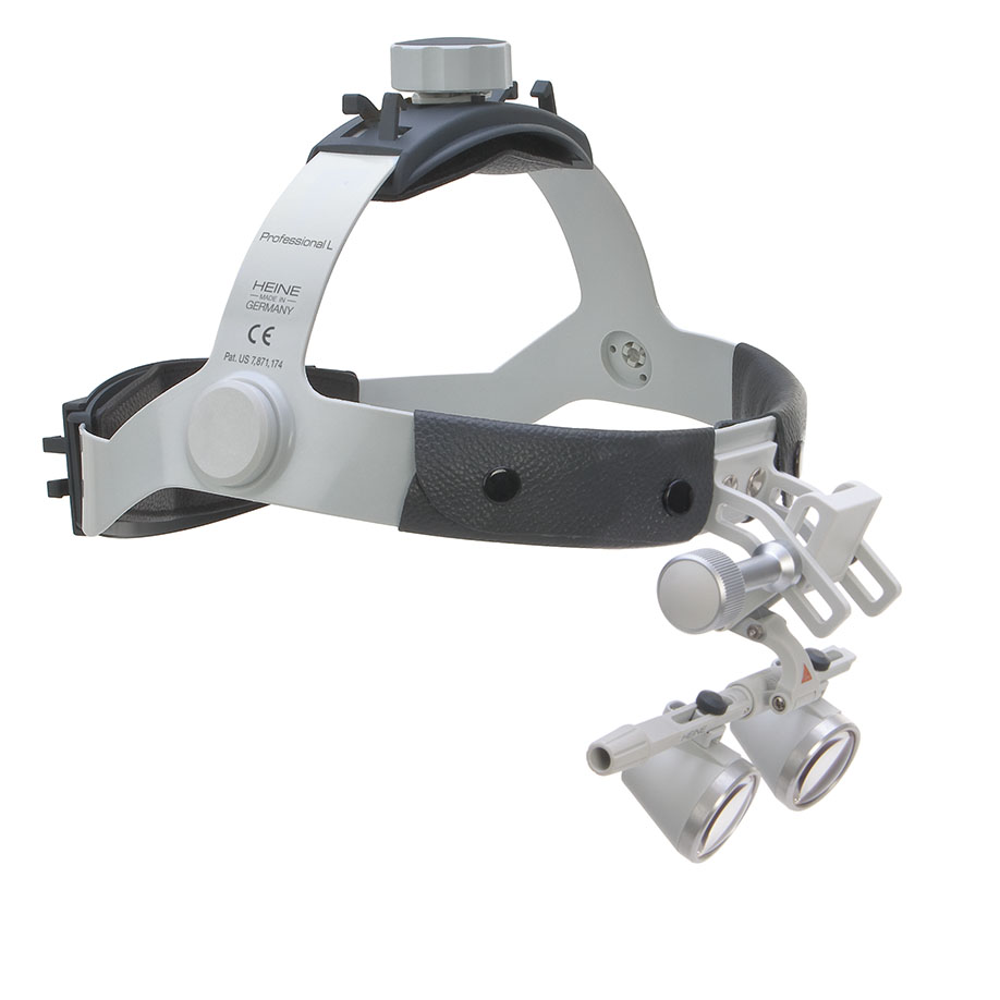 Binokularlupenset C HR 2,5x/520 mm mit i-View auf Professional L Kopfband