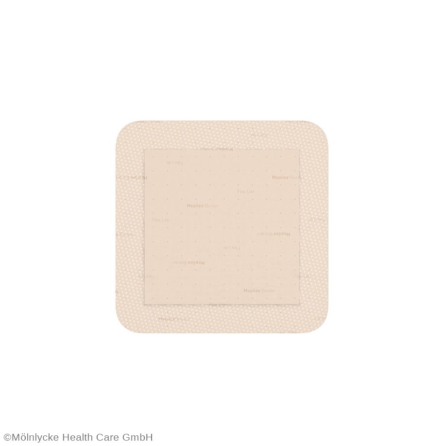 Mepilex Border Flex Lite Schaumverband steril, 4 x 5 cm (10 Stck.)