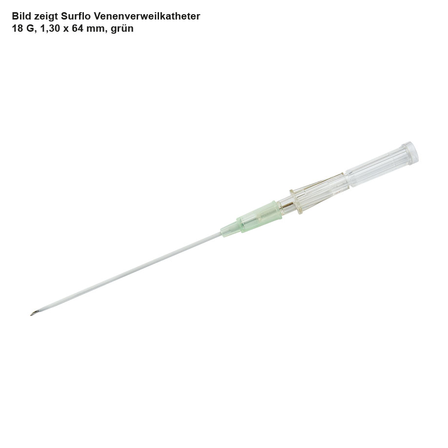 Surflo Venenverweilkatheter 24 G, 0,67 x 19 mm, gelb