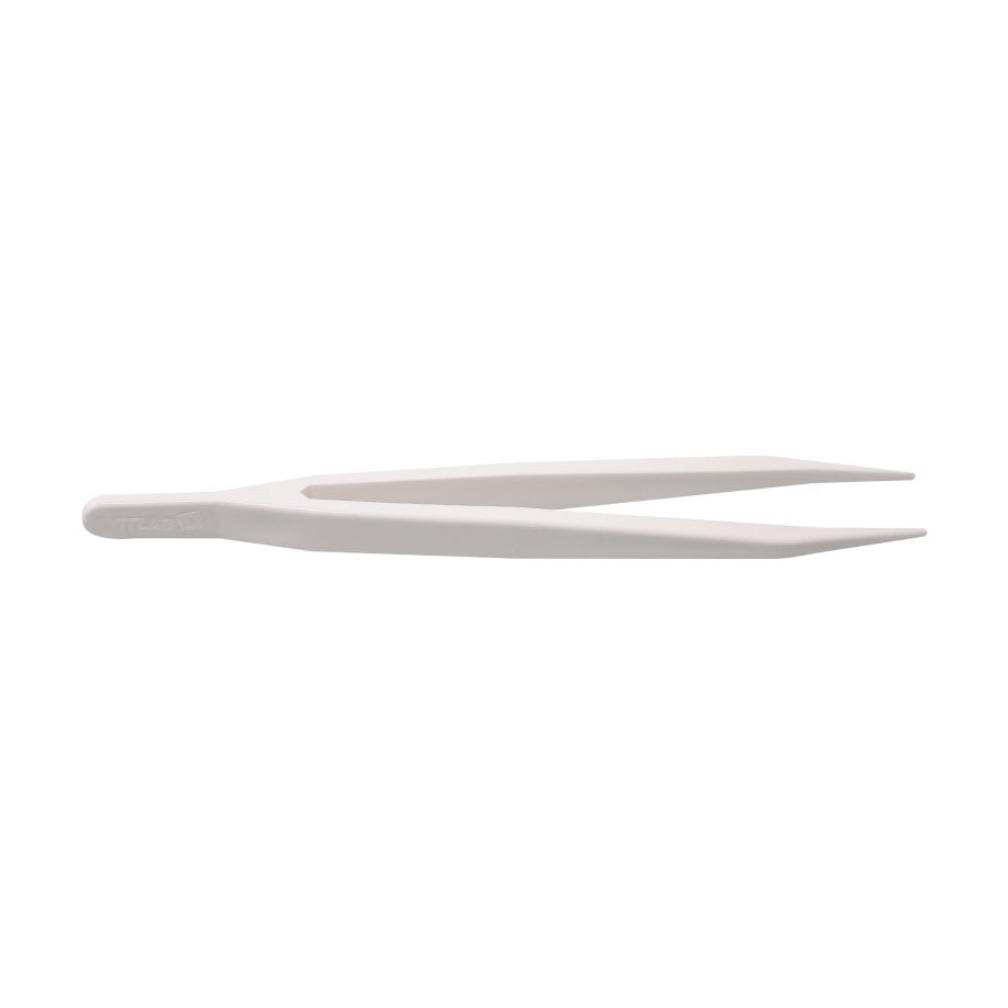 Pinzette, PMP,  weiß, spitz, elastisch, Länge 145 mm
