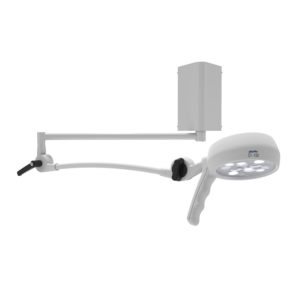 LED-Untersuchungsleuchte ""Touchless"" mit Flexarm Wandausführung