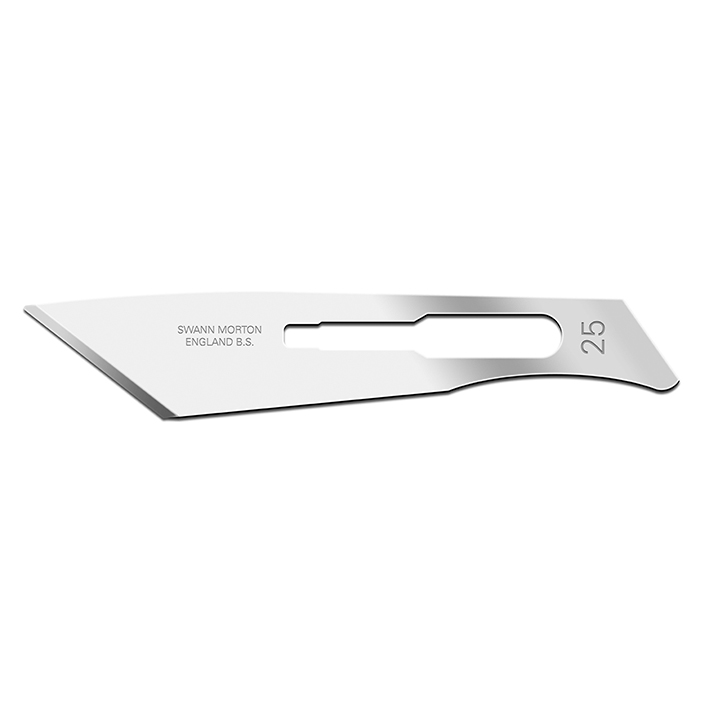 Einmal-Skalpellklingen Swann-Morton Fig. 25 steril (100 Stck.)