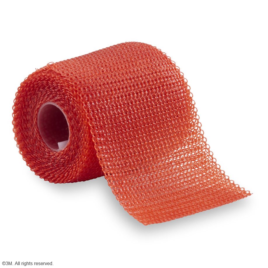 3M Scotchcast Soft Cast Stützverband, rot, 5 cm x 3,6 m (10 Stck.)