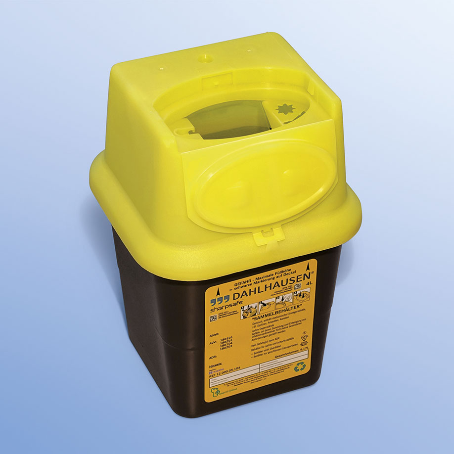 *Abwurfbehälter Sharpsafe 4 Ltr., 5. Generation -ausser Handel- /