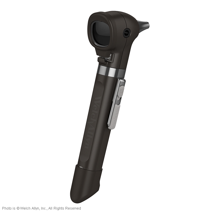 Pocket LED Otoskop 2,5 V onyxschwarz, inkl. Handgriff