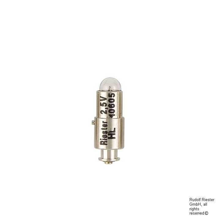 Ersatzlampen XL 2,5 V, für Ophthalmoskop ri-mini/ri-scope L1/L2/L3, ri-derma,