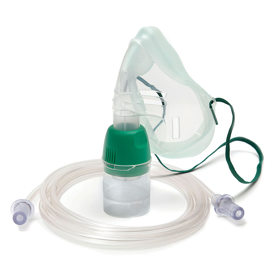 Cirrus2-Vernebler-Set Erwachsene mit EcoLite Maske und Schlauch 2,10 m