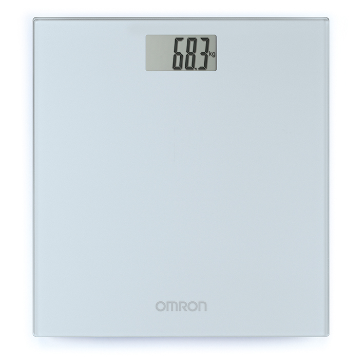 OMRON Digitale Personenwaage HN-289 silbergrau