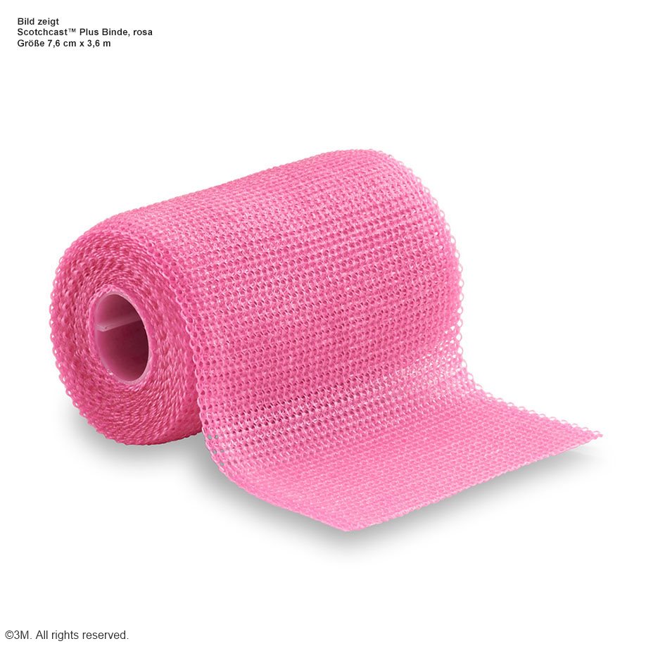 3M Scotchcast Plus-Binden pink 10,1 cm x 3,6 m (10 Stck.)