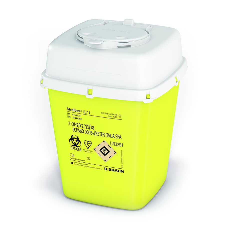 Medibox Kanülensammler 5,7 Ltr.