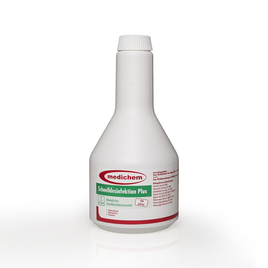 medichem Schnelldesinfektion Plus 500 ml (ohne Sprühkopf)
