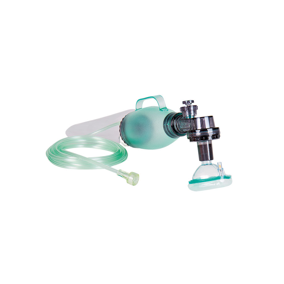 Einmal-Beatmungsbeutel mit Maske Gr. 1 für Babys, mit O2-Reservoir