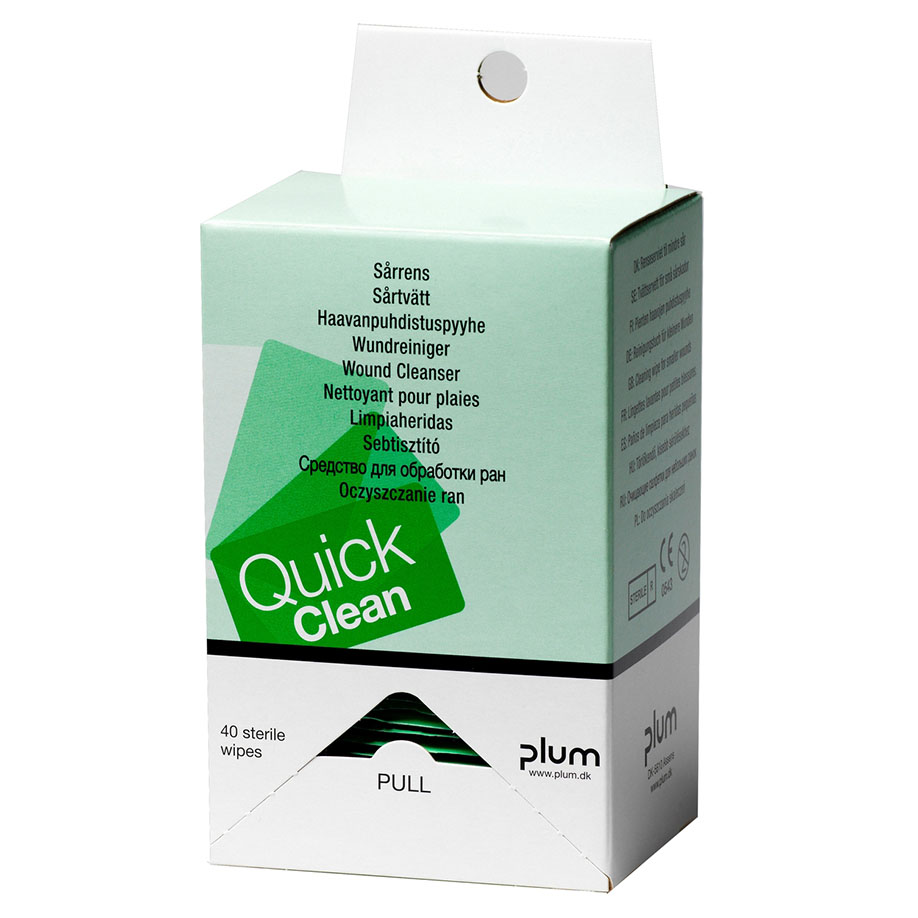 QuickClean Wundreinigungstücher (40 Stck.)