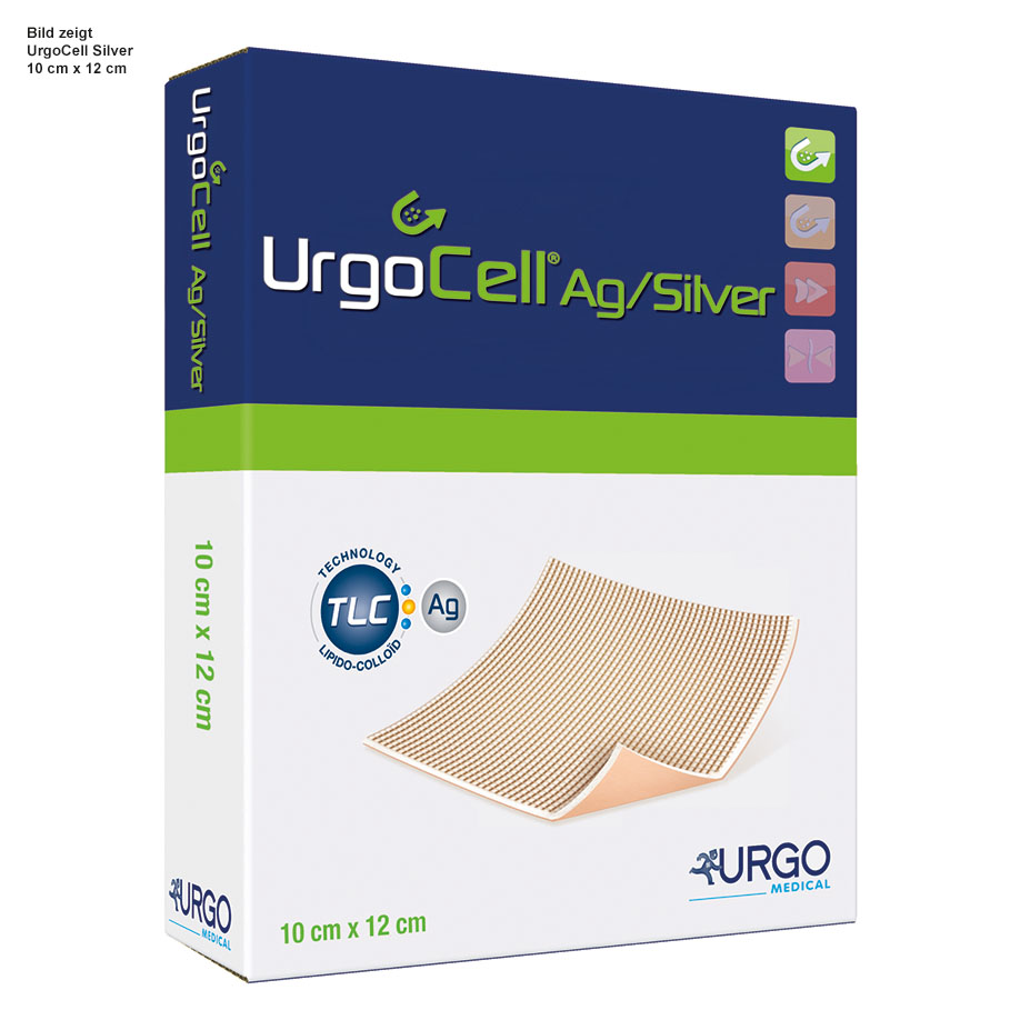 UrgoCell Silver Schaumstoffwundauflagen, 10 x 12 cm (10 Stck.)